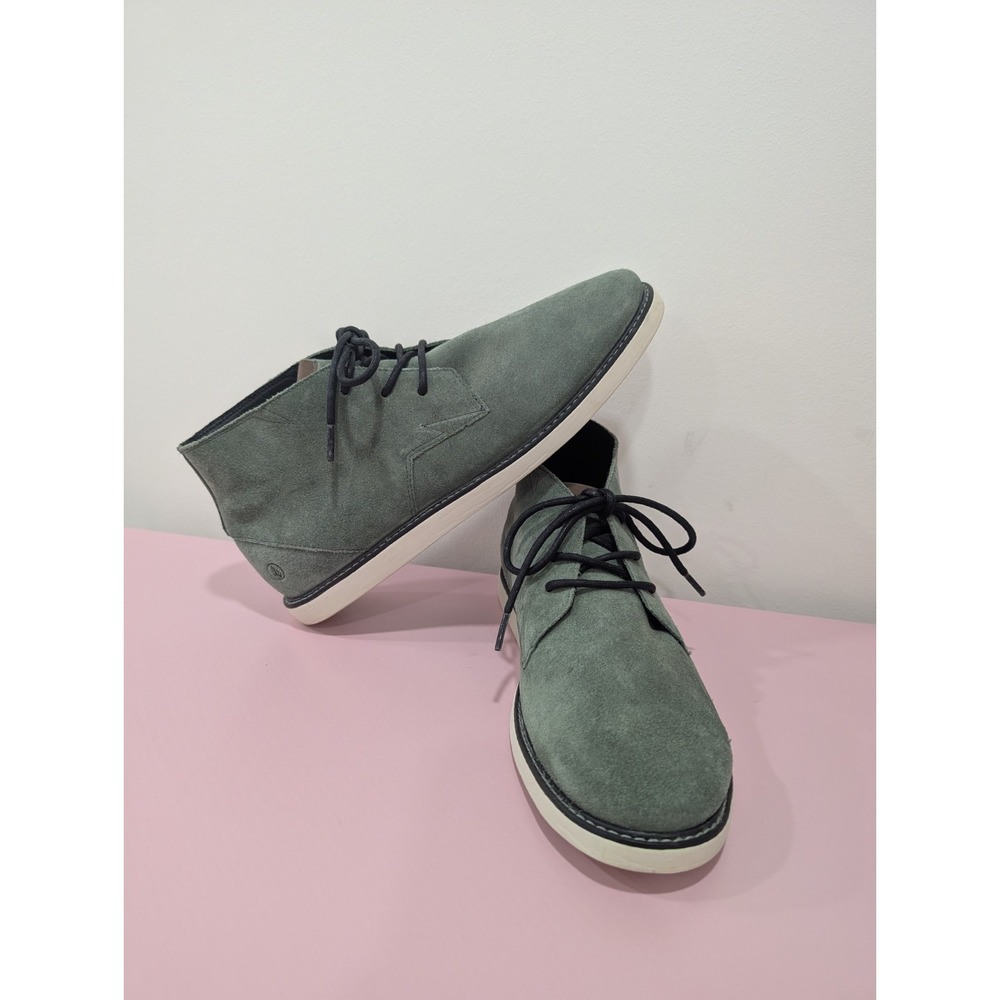 Volcom Men's Green Suede Ankle‎ Lace Up Shoes Size 12